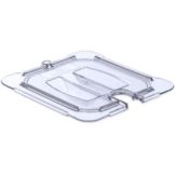 Carlisle Top Notch&reg; One-Sixth Size Handled Notched Food Pan Lid