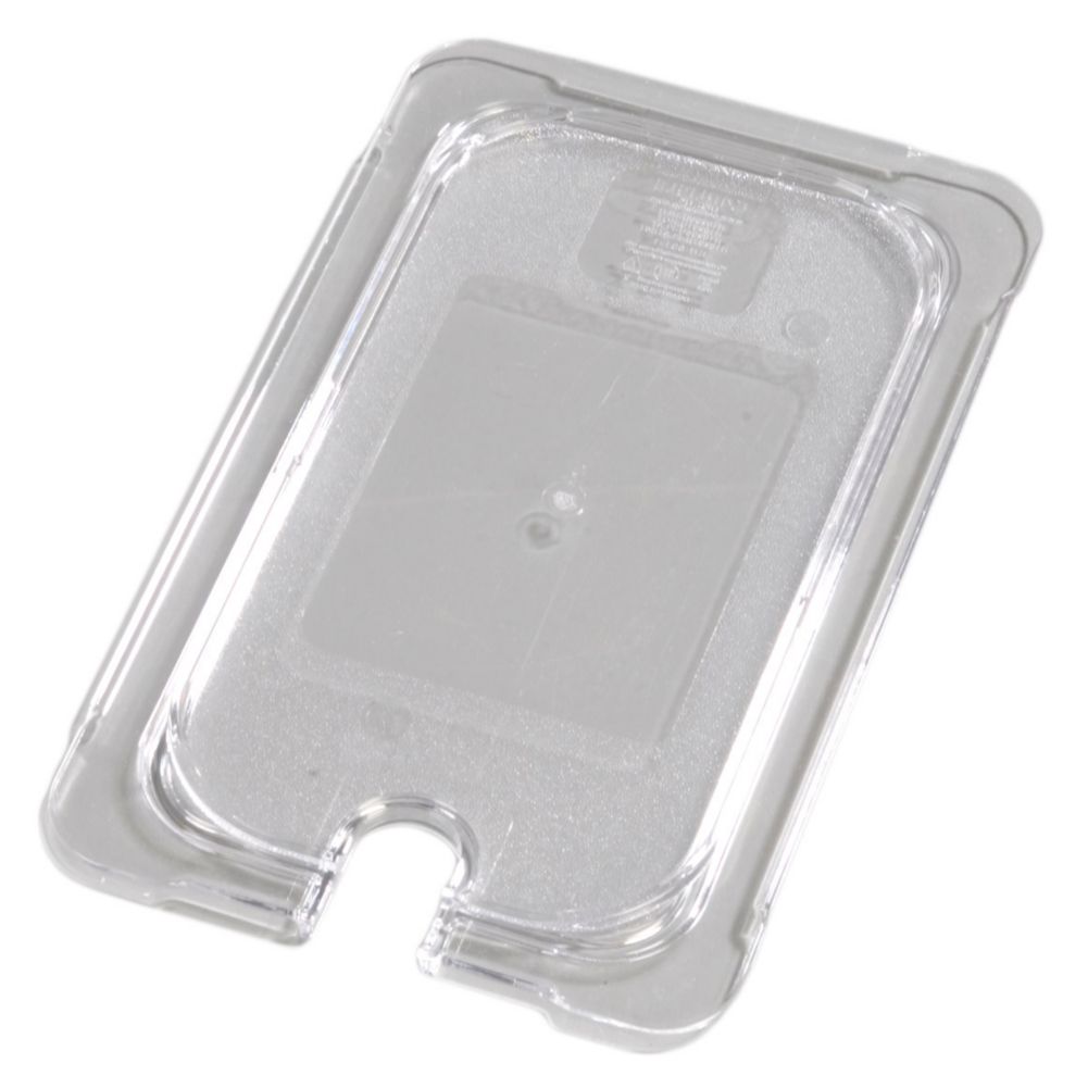 Carlisle Foodservice Universal Clr 1/4 Size Flat / Notched Foodpan Lid