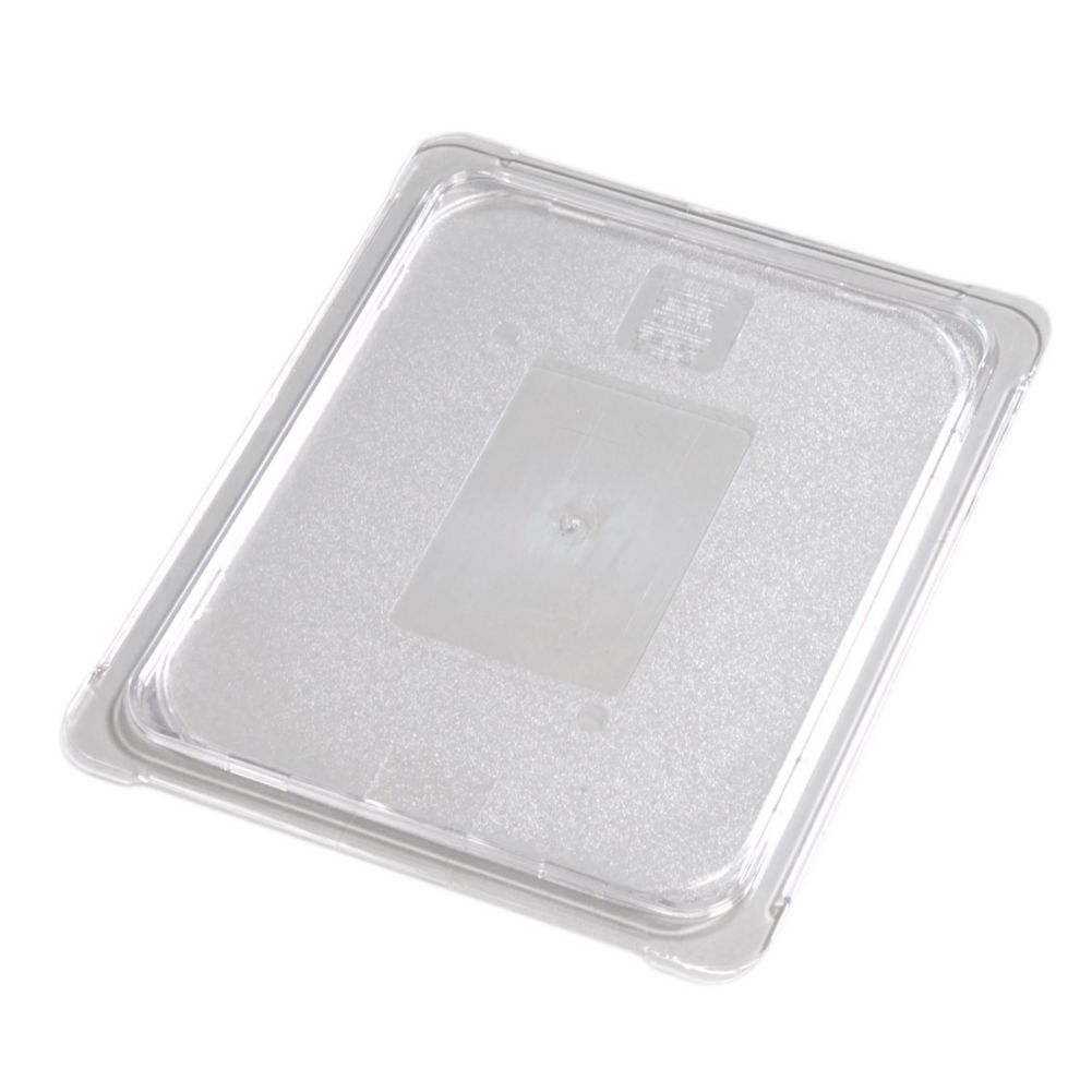 Carlisle&reg; Top Notch&reg; Clear Half Size Flat Food Pan Lid