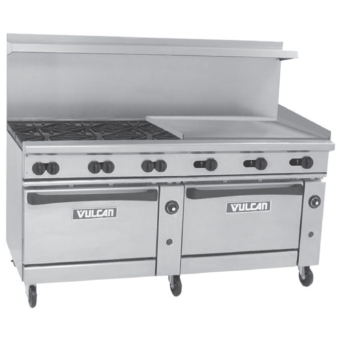 Vulcan Hart Endurance 72" Gas Restaurant Range w/ 6 Burners