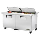 True&reg; Dual-Sided 15.5 Cu ft 16-Pan Sandwich / Salad Unit