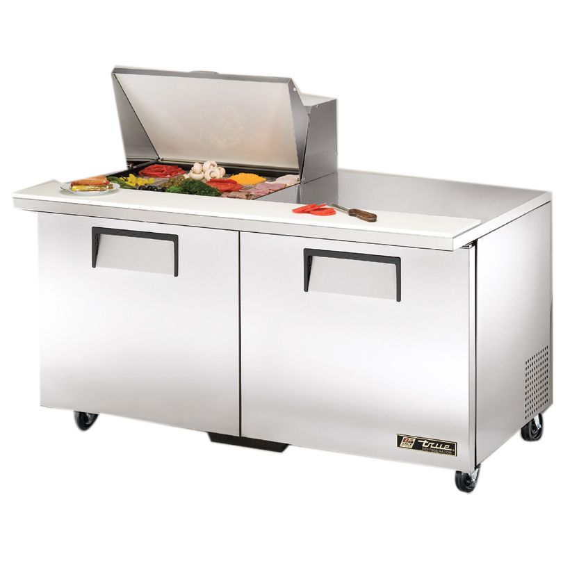 True&reg; Mega-Top S/S 15.5 Cu Ft 12-Pan Top Sandwich / Salad Unit