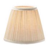 Hollowick Ivory 5" Dia Candlestick Lamp Shade