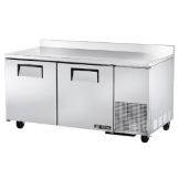 True&reg; Solid Door 4-Shelf S/S 20.6 Cu Ft Heavy-Duty Worktop Freezer