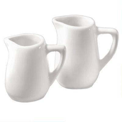 Diversified Ceramics Ultra White 5.5 oz Nasa Creamer