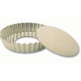 Matfer Bourgeat Deep Fluted Tart Mold w/ Removable Bottom