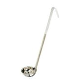 Browne Foodservice White 1-Piece Secure Grip 1.5 Oz Ladle