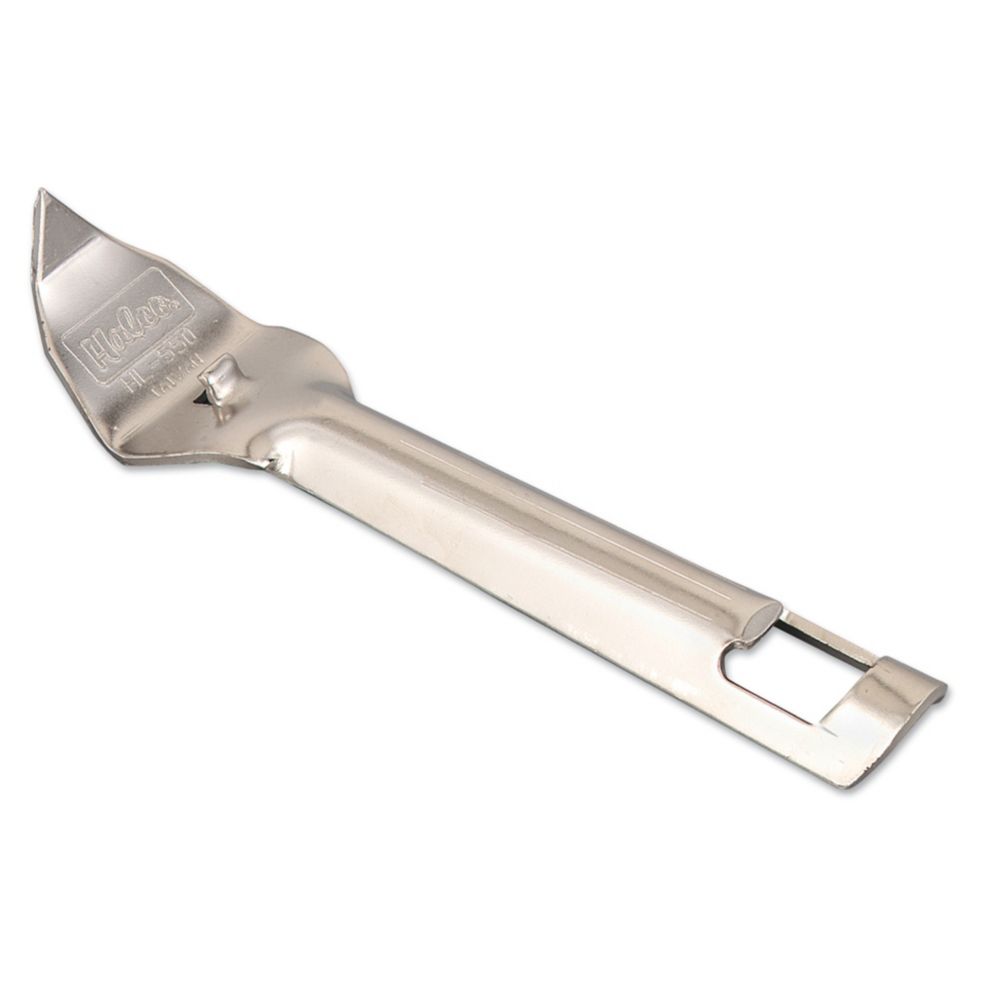 Browne Foodservice Large 7" Nickel-Plated Can Opener / Punch