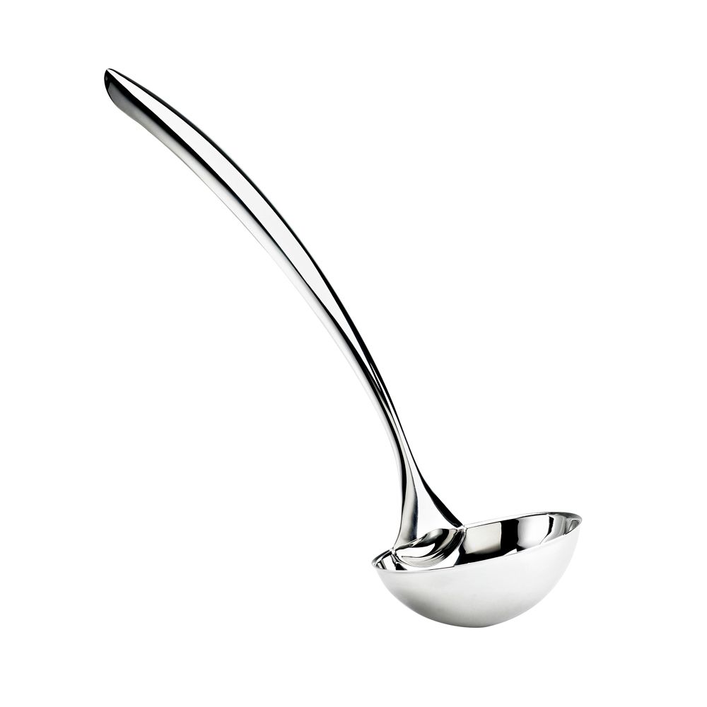 Browne Foodservice S/S Eclipse 6 oz 15"L Serving Ladle