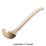 Carlisle&reg; 9-1/2" House Beige Serving Ladle