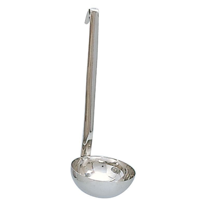 Adcraft&reg; 3 Oz. Stainless Steel 2 Piece Ladle