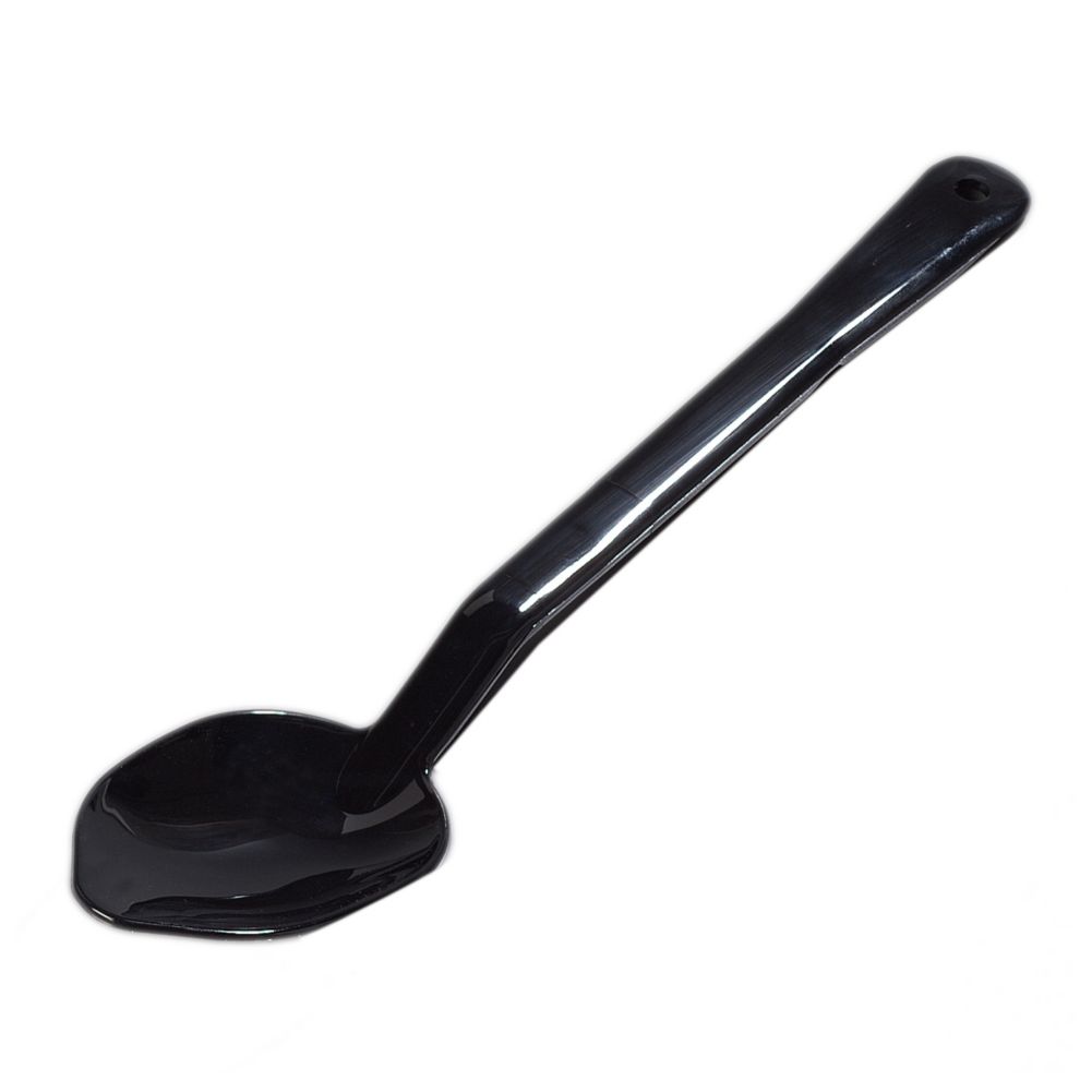 Solid Serving Spoon, Black, 13"