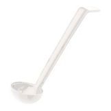 Cambro Camwear&reg; Plain Ladle, White, 0.75 oz