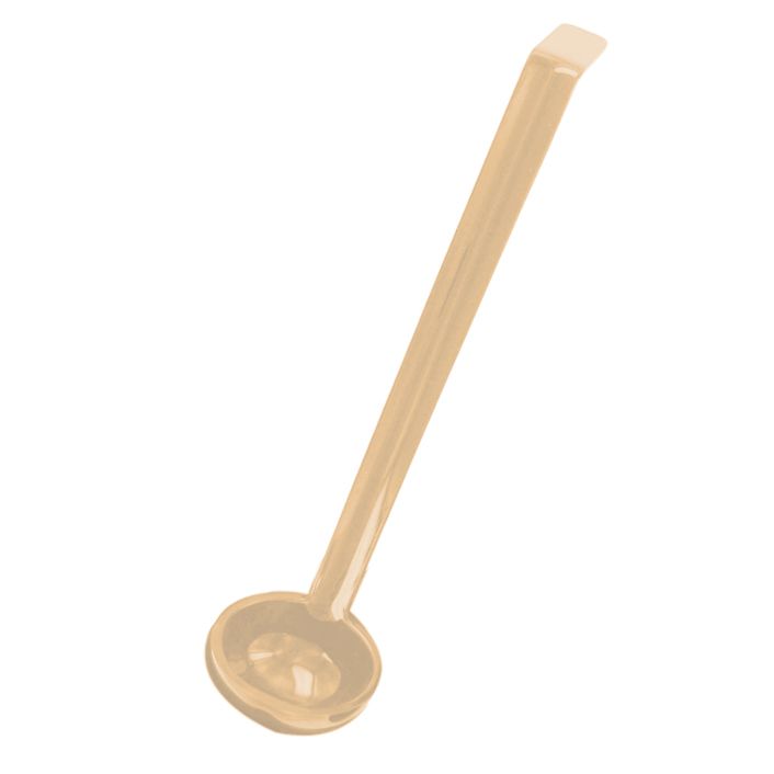 Cambro Camwear&reg; Plain Ladle, Beige, 1 oz