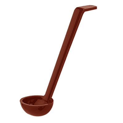 Cambro Camwear&reg; Plain Ladle, Reddish Brown, 0.75 oz