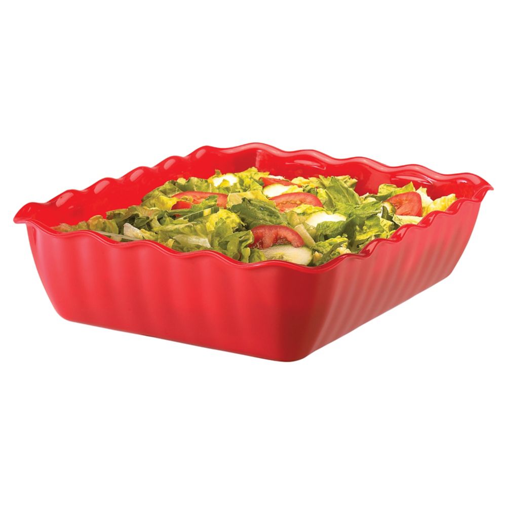 Cambro Red 5 Qt Deli Crock