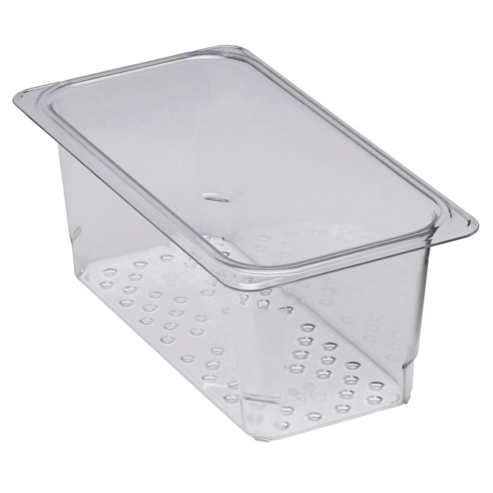 Cambro Clear Camwear&reg; Colander for 1/3 Size Food Pans