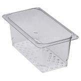 Cambro Clear Camwear&reg; Colander for 1/3 Size Food Pans