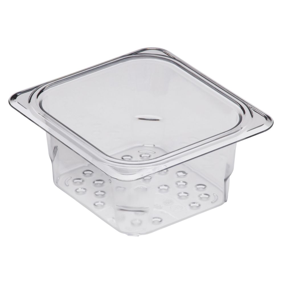 Cambro Clear Camwear&reg; Colander for 1/6 Size Food Pans
