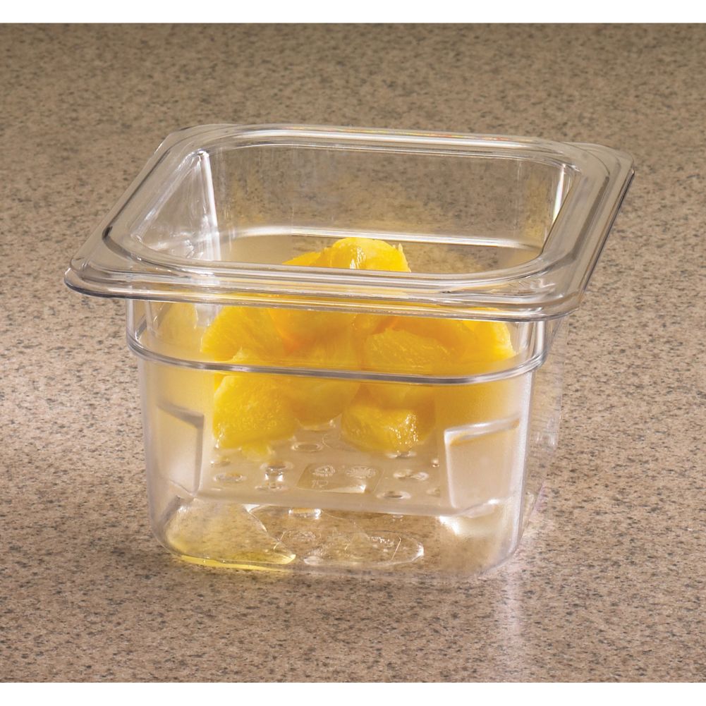 Cambro Clear Camwear&reg; Colander for 1/6 Size Food Pans