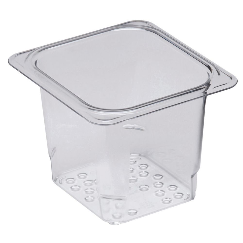 Cambro Clear Camwear&reg; Colander for 1/6 Size Food Pans