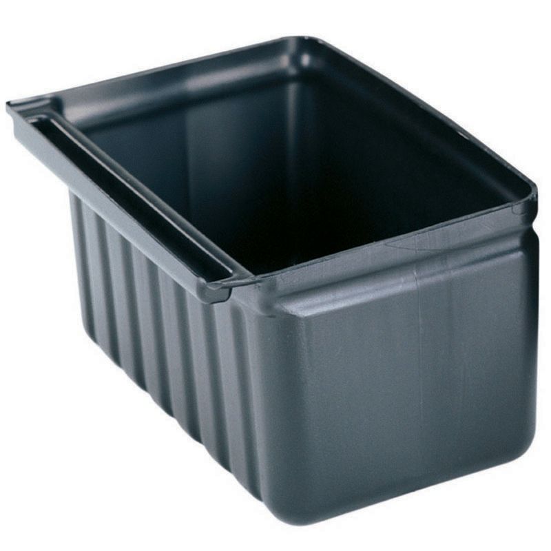 Cambro Black 2.5 Gal Silverware Holder for Knockdown Service Carts