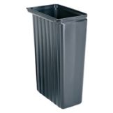 Cambro Black 8 Gal Trash Container for Knockdown Service Carts
