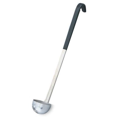 Vollrath S/S 1 Oz. Ladle w/ Black Kool-Touch&reg; Handle