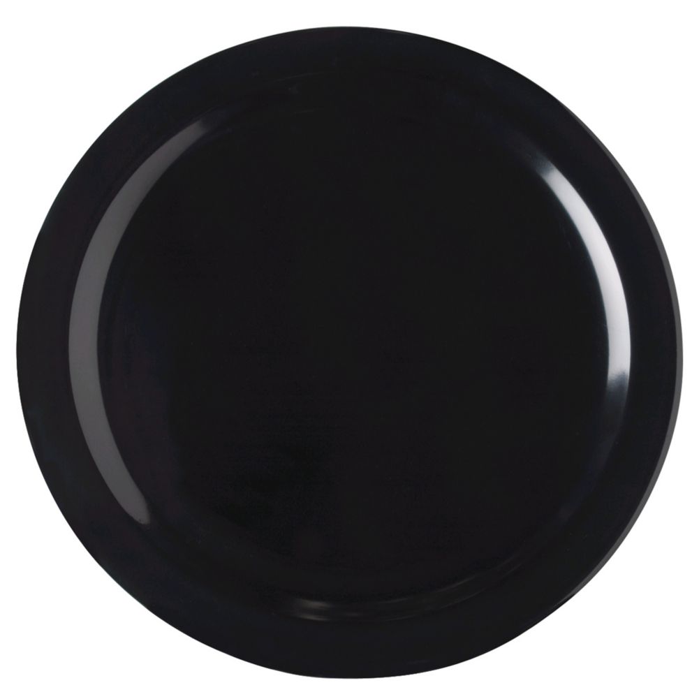 Carlisle&reg; Dallas Ware&reg; 10-1/4" Black Dinner Plate