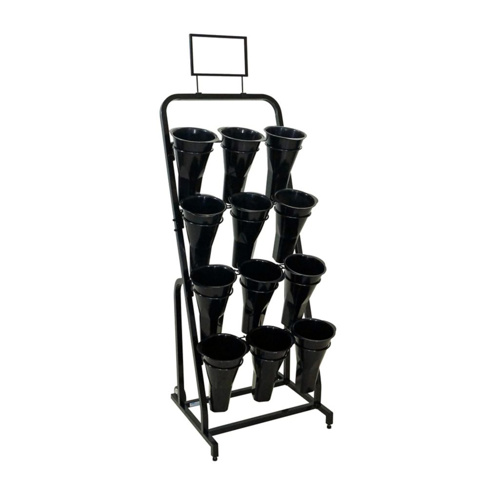 Floral Cart W/ 12 Vases