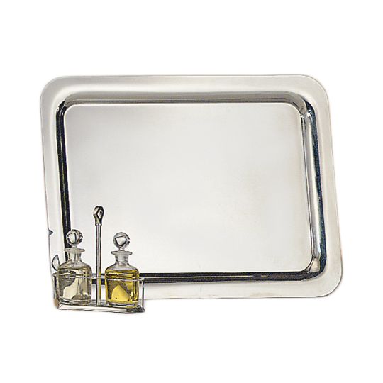 World Tableware Oblong 20 x 15 Silverplate Tray