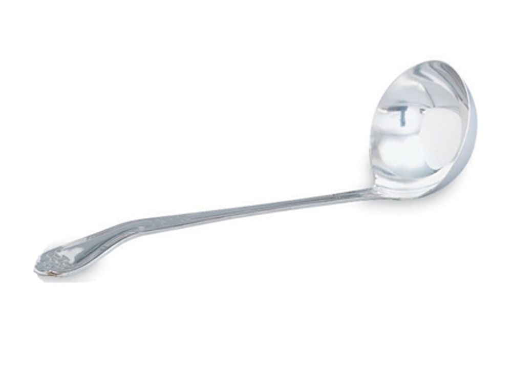 Vollrath Embossed 12" S/S 4 Oz Serving Ladle