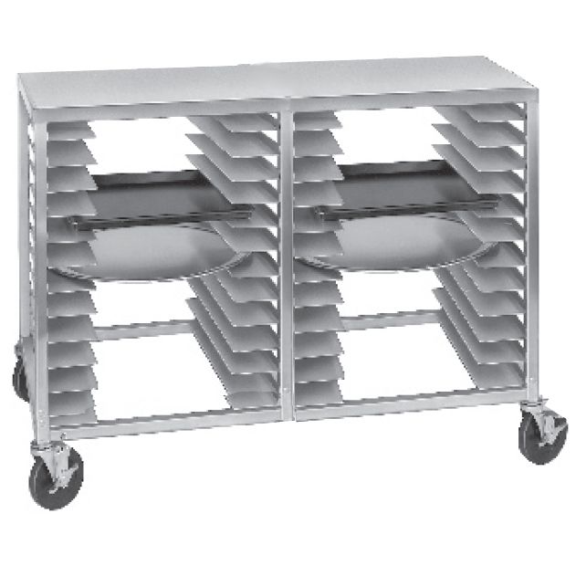 Channel Pizza Pan Rack, Countertop Height, 32-1/2" High