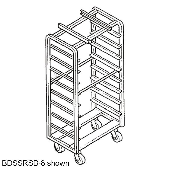 Baxter 69.8" x 28.38" Single Roll-In Oven Rack