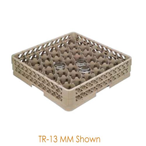 Traex&reg; 42-Compartment 8-5/16" High Beige Full Size Glass Rack