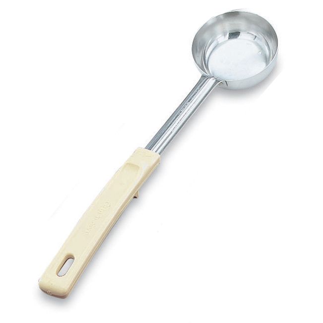 Vollrath Solid S/S 3 Oz Spoodle w/ Ivory Grip 'N Serv Handle