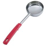 Vollrath Solid S/S 8 Oz Spoodle w/ Orange Grip 'N Serv Handle