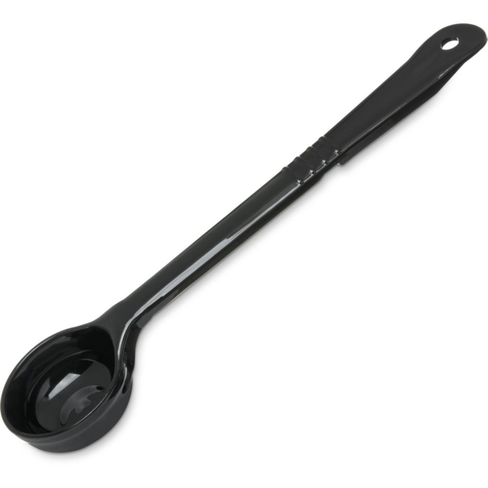 Carlisle&reg; 2 Oz. Black Solid Measure Misers&reg; Spoon