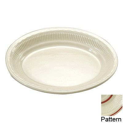 Oneida&reg; Nottingham Burgundy 9-1/4" Oval Platter