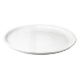 Hall&reg; China White 13-1/4" Round Chop Plate