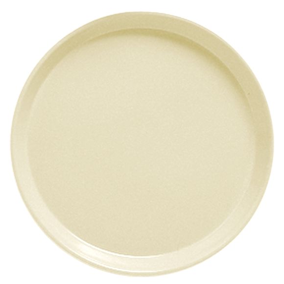Cambro&reg; Camtray&reg; 11" Cameo Yellow Round Serving Tray