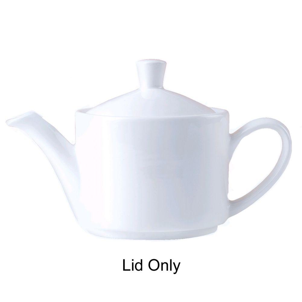 Steelite Distinction Monaco Vogue White Lid for 15 Oz Coffee Pot