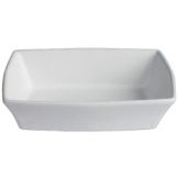 Bugambilia Medium Rectangular Casserole Platter, White, 101 oz