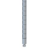 Metro&reg; qwikSLOT&trade; 86-5/8" Brite&reg; Stationary Post