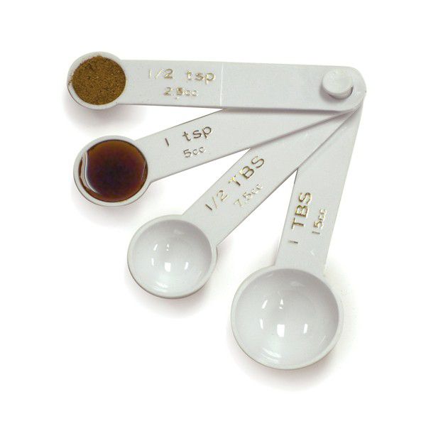 Norpro Four Piece Plastic Measuring Spoon Set