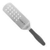 Perforated Turner w/ Blue Handle, 8" x 3"