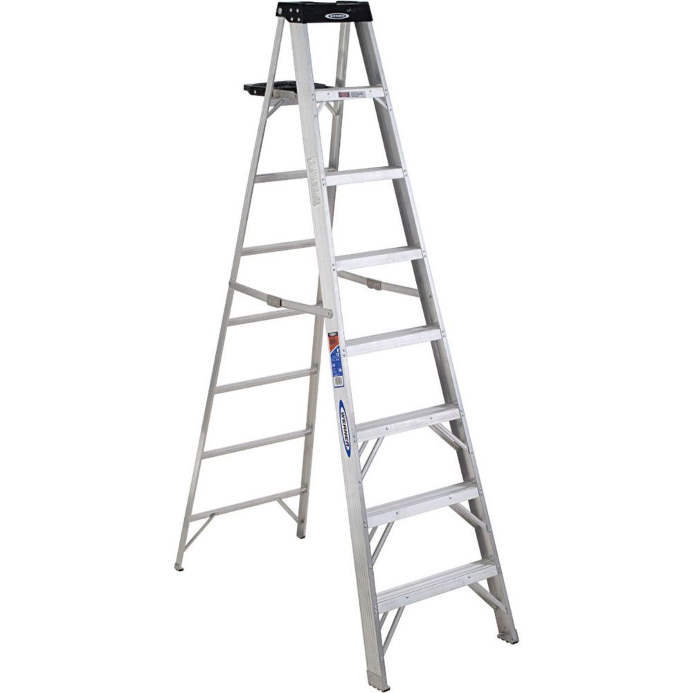 Aluminum Step Ladder, 8'