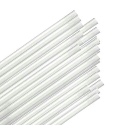 Spirit&trade; Clear Plastic 7-3/4" Unwrapped Jumbo Straws