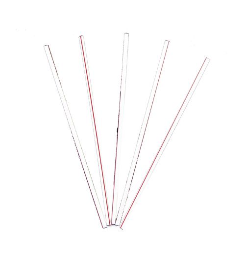 Spirit&trade; White Plastic 5" Coffee Stirrers / Sippers
