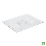 Rubbermaid Clear 1/2 Size Cold Food Pan Cover w/ Peg Hole